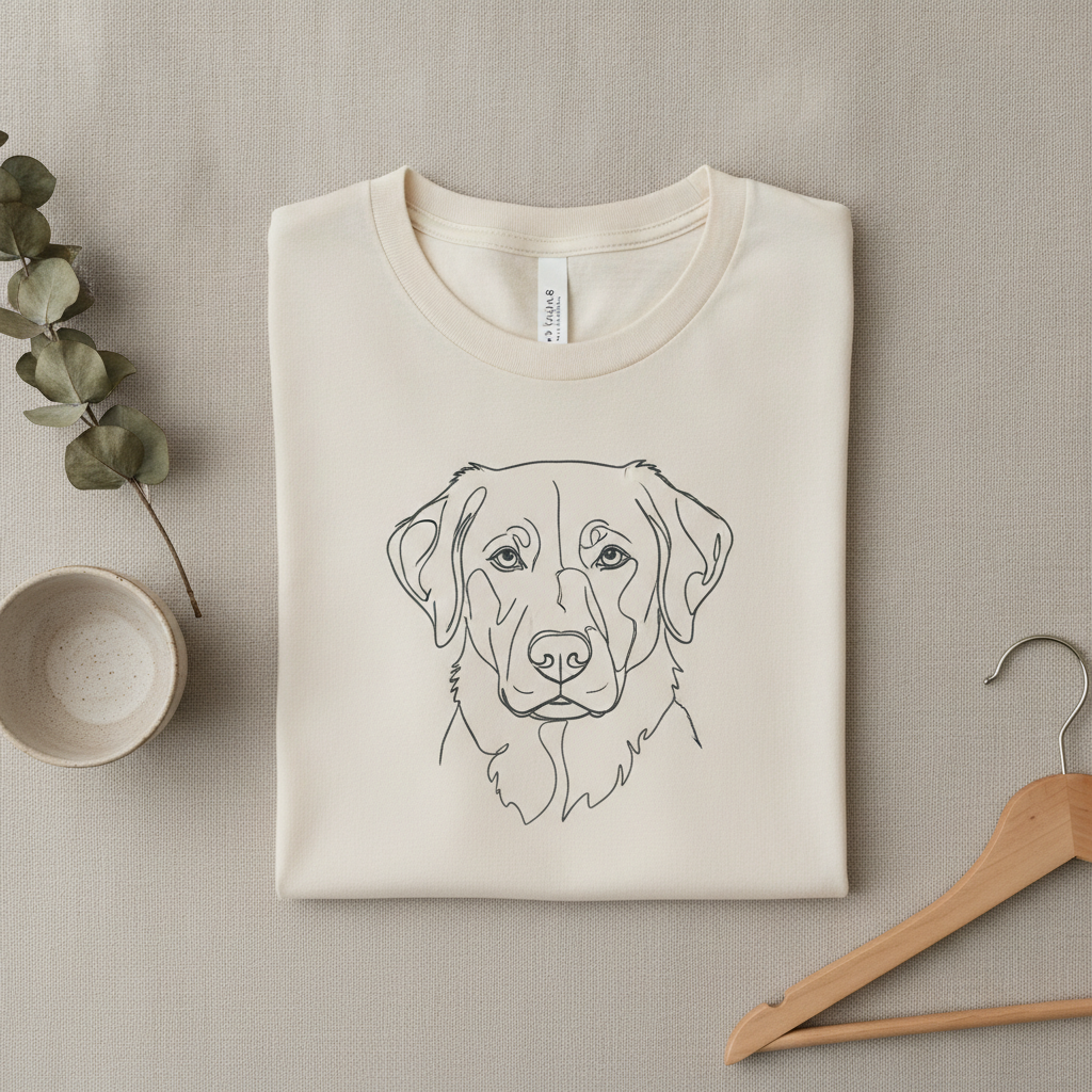 Custom Pet Portrait T-Shirt